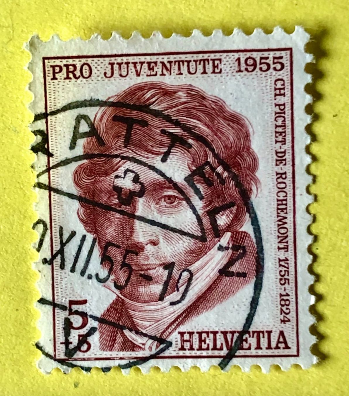 Tous les timbres: Nr.J 158 GESTEMPELT 1955  – D'occasion à Aarau par Billa007