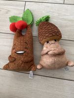 Plüschfiguren Set Migros Mania Kirsche und Tannzapfen