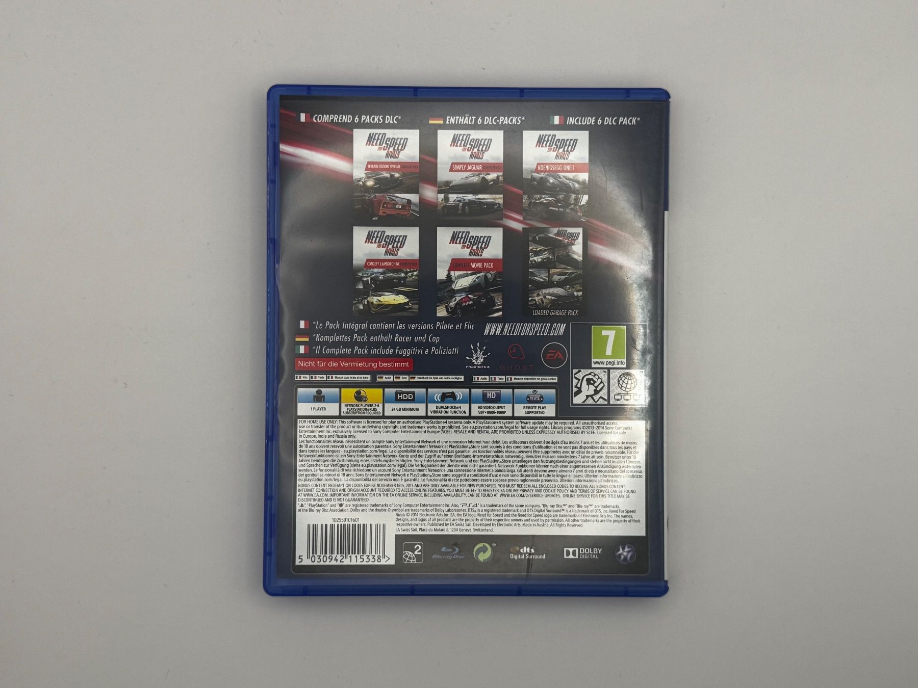 Sony Giochi: Playstation 4 - Need for Speed Rivals – Usato da Bettlach venduto da awi_7jcb 1