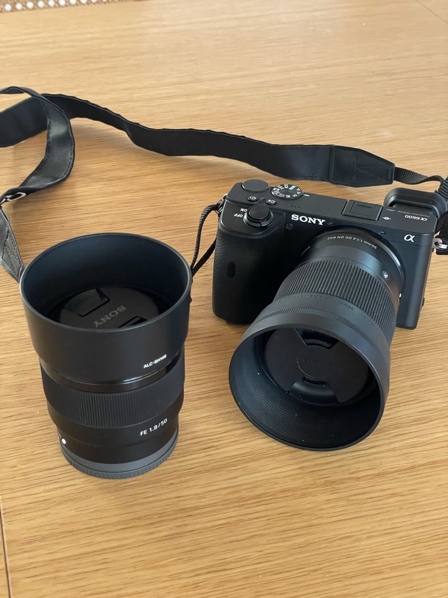 Sony Fotocamera: Sony A6600 30mm 1.4 + 50mm 1.8 – Usato da Lausanne venduto da jer_m5kh