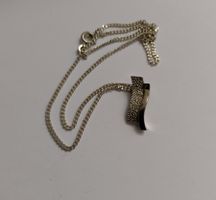 KETTE MIT MODERNEM ANHÄNGER SILBER 925 HALSKETTE