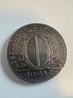 Schweiz Kanton Luzern 40 Batzen 1796