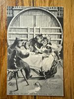 Antike Postkarte, Bärenkarte, gelaufen, 1906