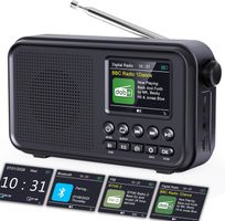 DAB Radio UKW Digitalradio 3000-mAh Akku wiederaufladbares
