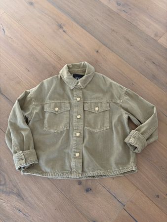 Zara Jacke olivgrün Baumwolle Grösse XS sehr guter Zustand