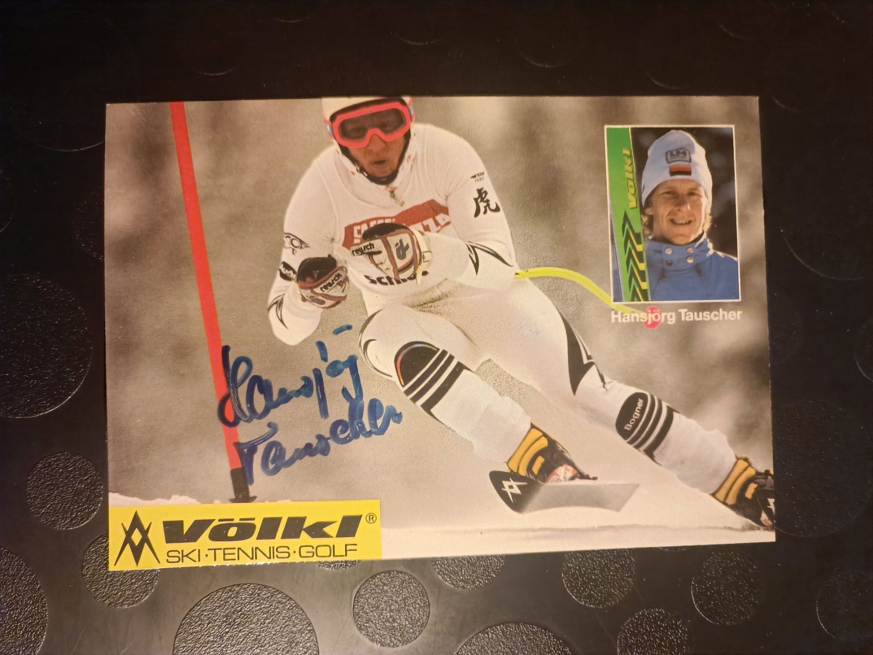 Autografi: Hansjörg Tauscher - handsigniert Autogrammk – Usato da Menziken venduto da Artographs