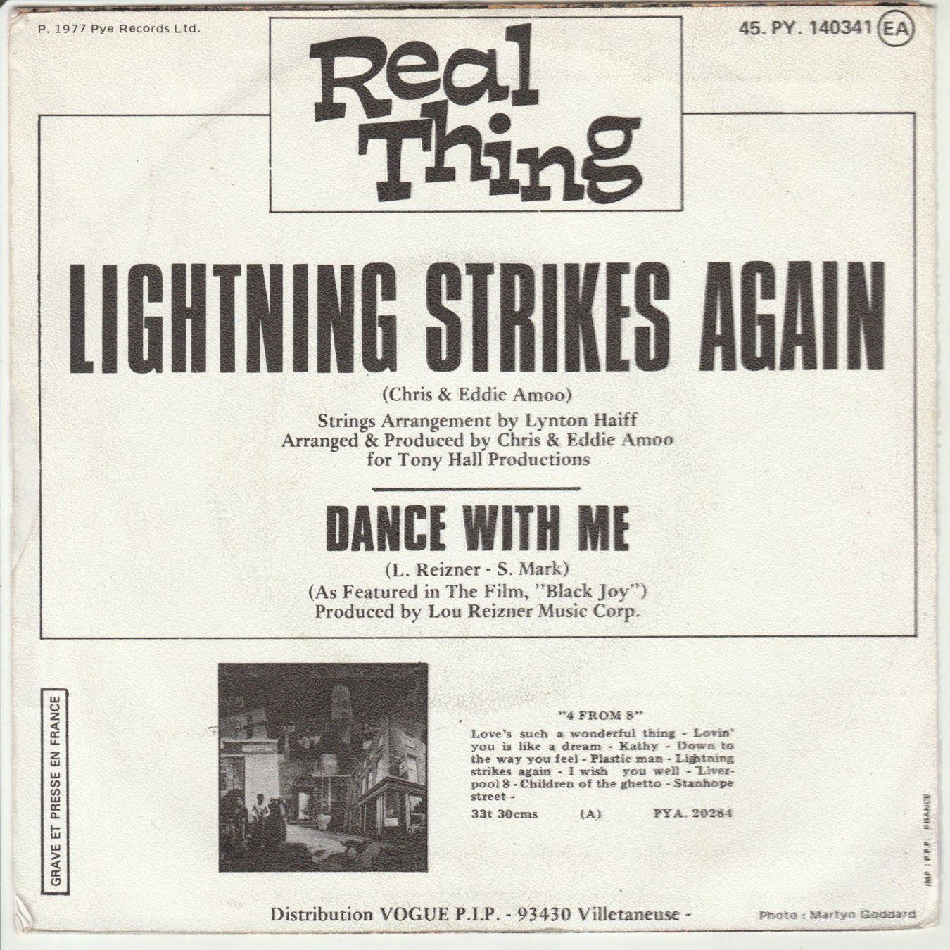 Dischi in vinile: Real Thing - Lightning strikes 7" Vinyl 1977 – Usato da Tübach venduto da JamesStone 1