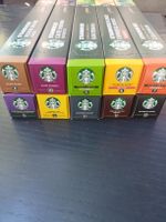 10 Packungen Starbucks Kaffeekapseln für Nespresso Mix