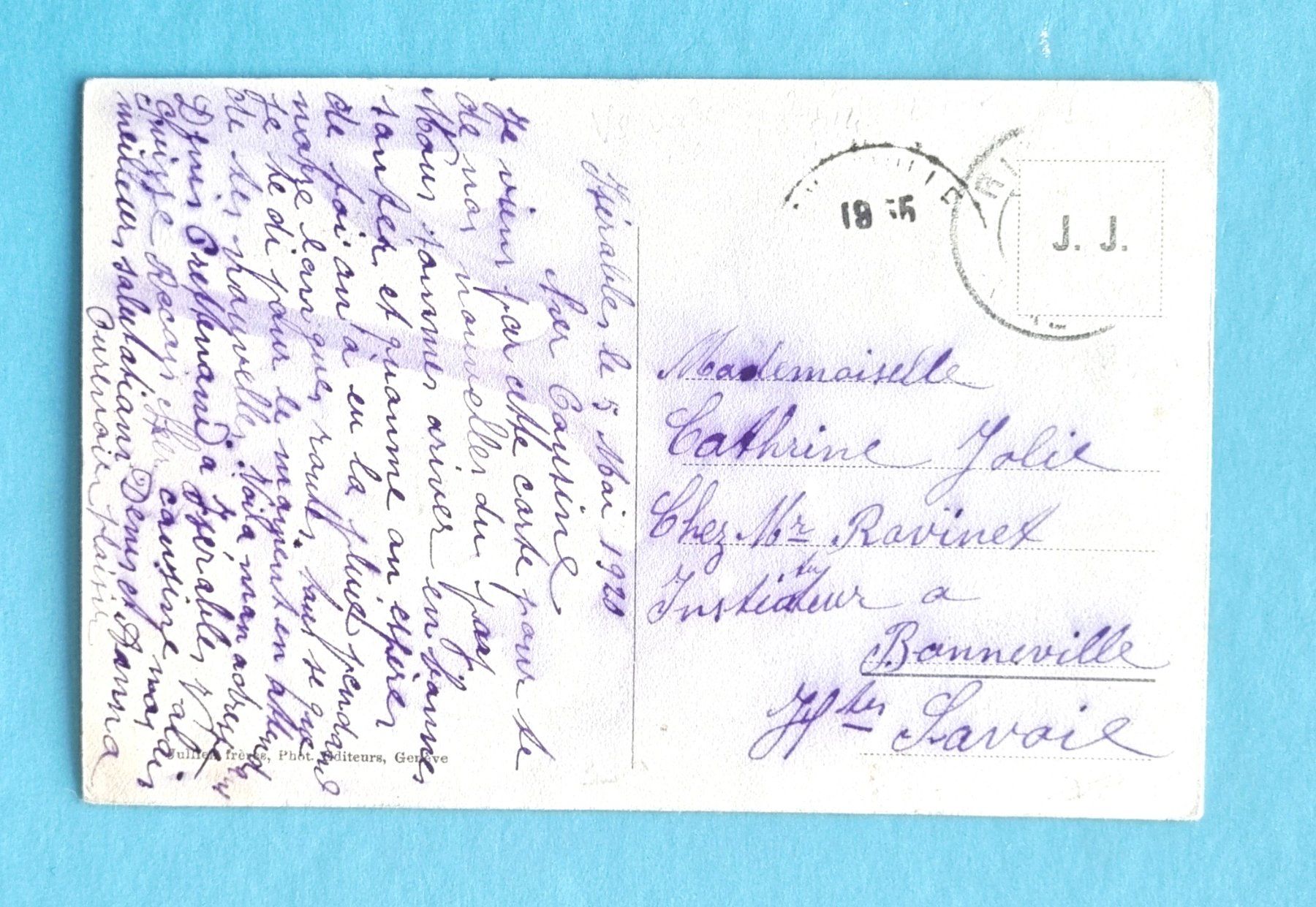 Ansichtskarten: Finhaut - Gare - Bahnhof - Chemin de Fer - 1920 – Gebraucht aus Rothrist von RROENK 1