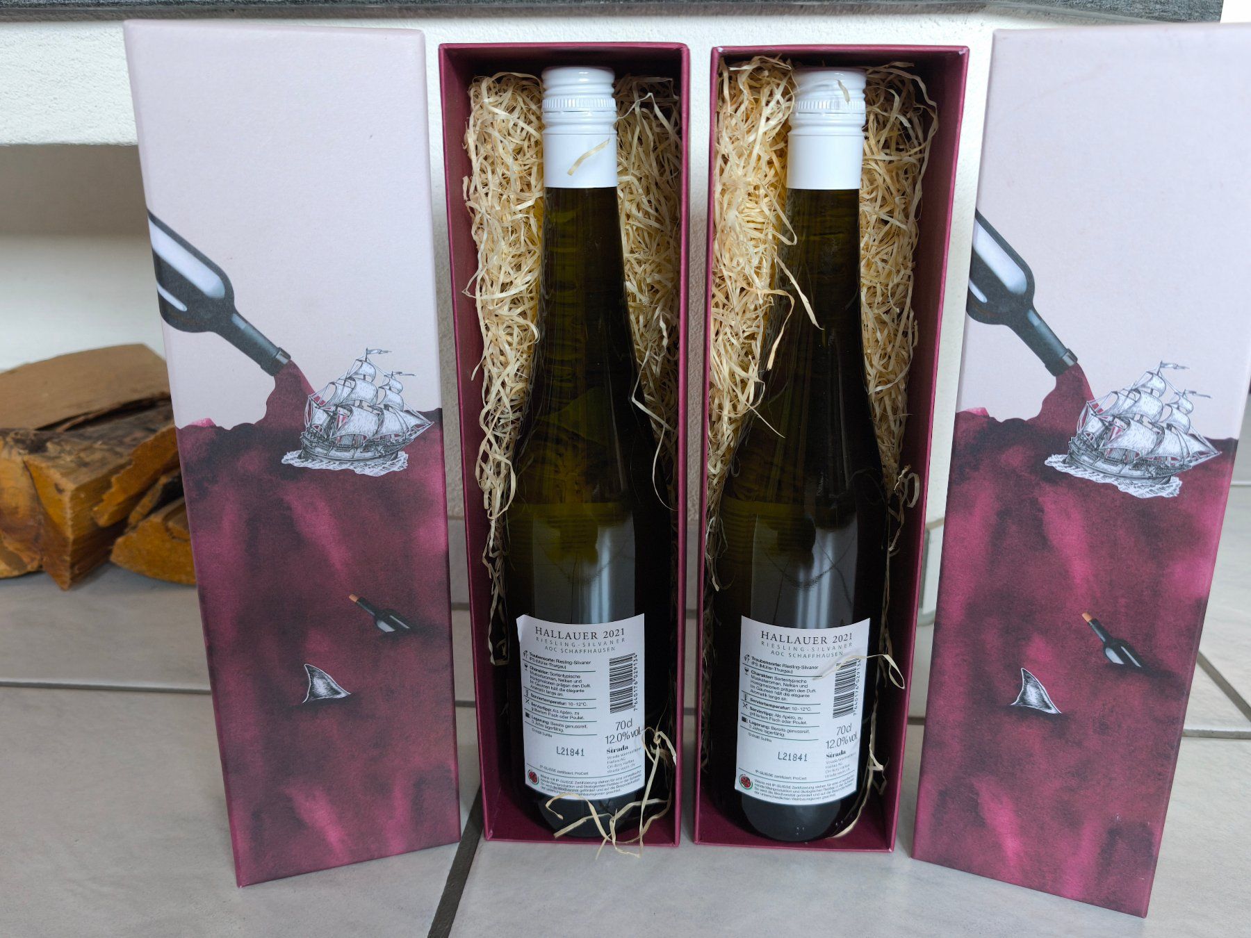 Vino: Hallauer Riesling Silvaner 2021 – Nuovo e nell'imballaggio originale da Zürich venduto da Bluemex 1