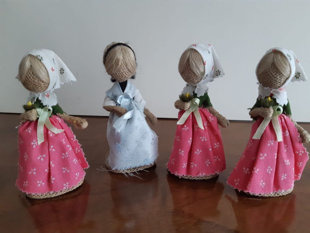 Mini Bademantel Für Puppen - Himmelblau - 15cm - Puppenzubehör Spielzeug