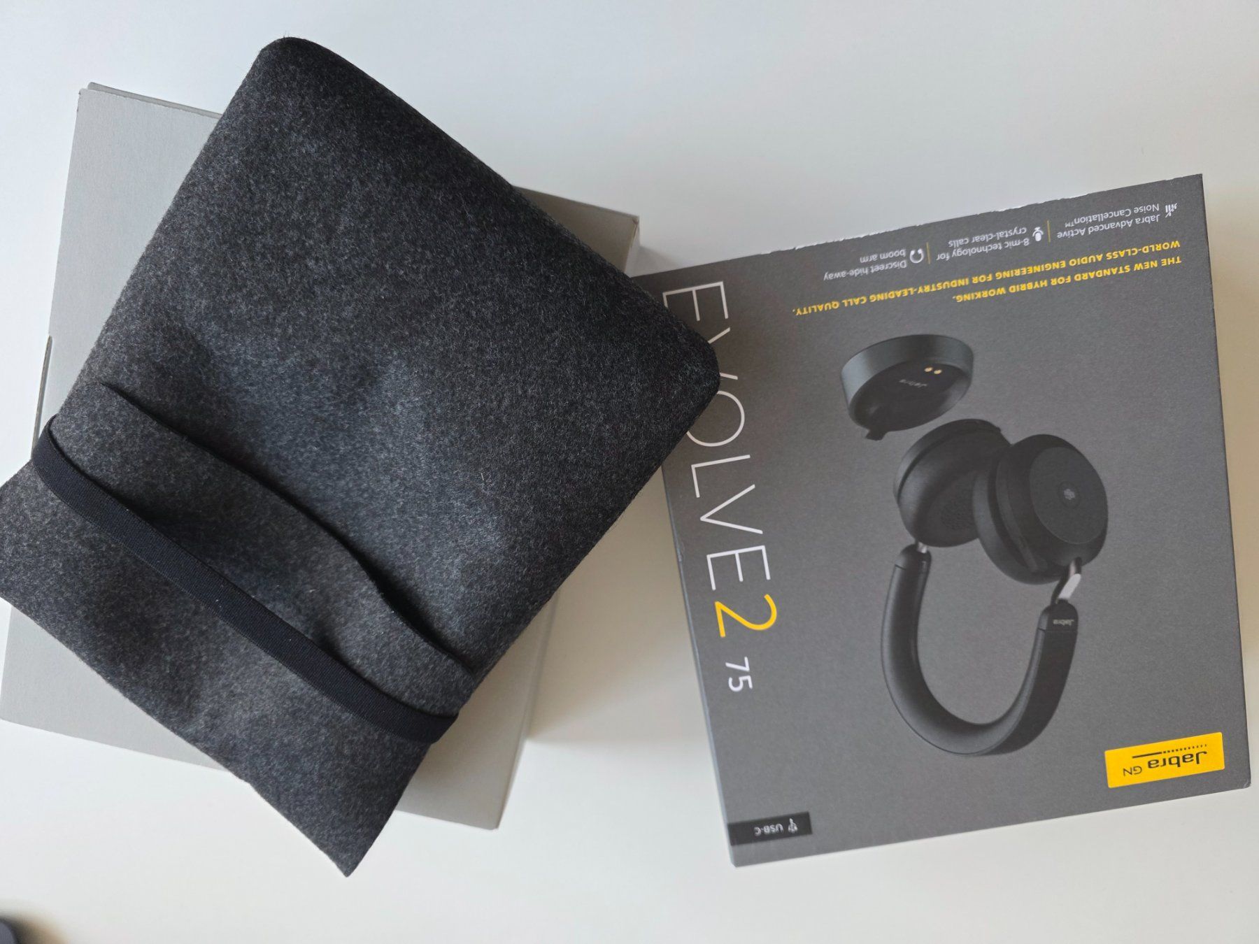 Jabra Cuffie: Jabra Evolve2 75 & Ladestation / USB C ++ NEU ++ – Nuovo e nell'imballaggio originale da Basel venduto da IT-Tech-Bros 1