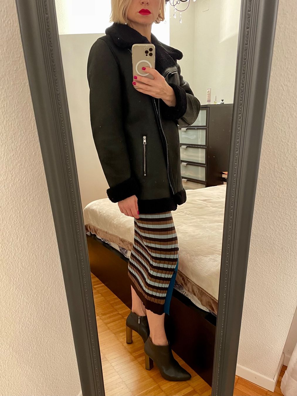 Giacche: Iris & Ink Damen Lammleder Jacke – Usato da Zürich venduto da VictoriaGVA 2