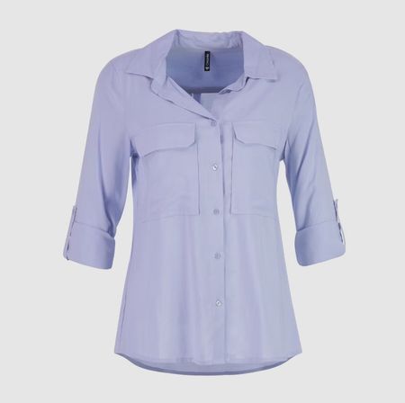 ⭐️CHICOREE⭐️ 2 Viskose Hemden Blusen Rosa & Blau M
