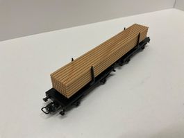 Märklin Güterwagen H0 AC mit Holzladung ohne Verpackung