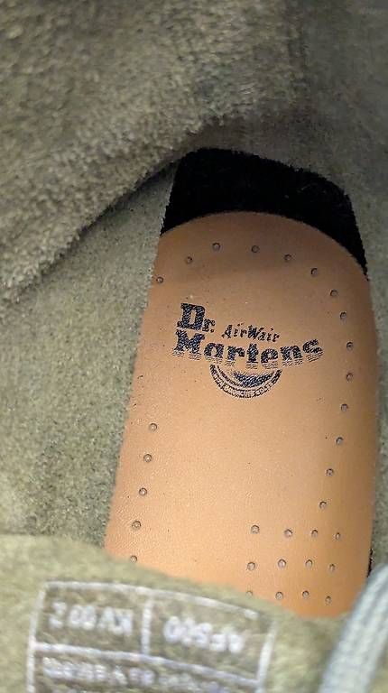 Scarpe da donna: Dr. Martens Schnürstiefelette 1460 Pascal Olive – Usato da Speicher venduto da Perejil500 3