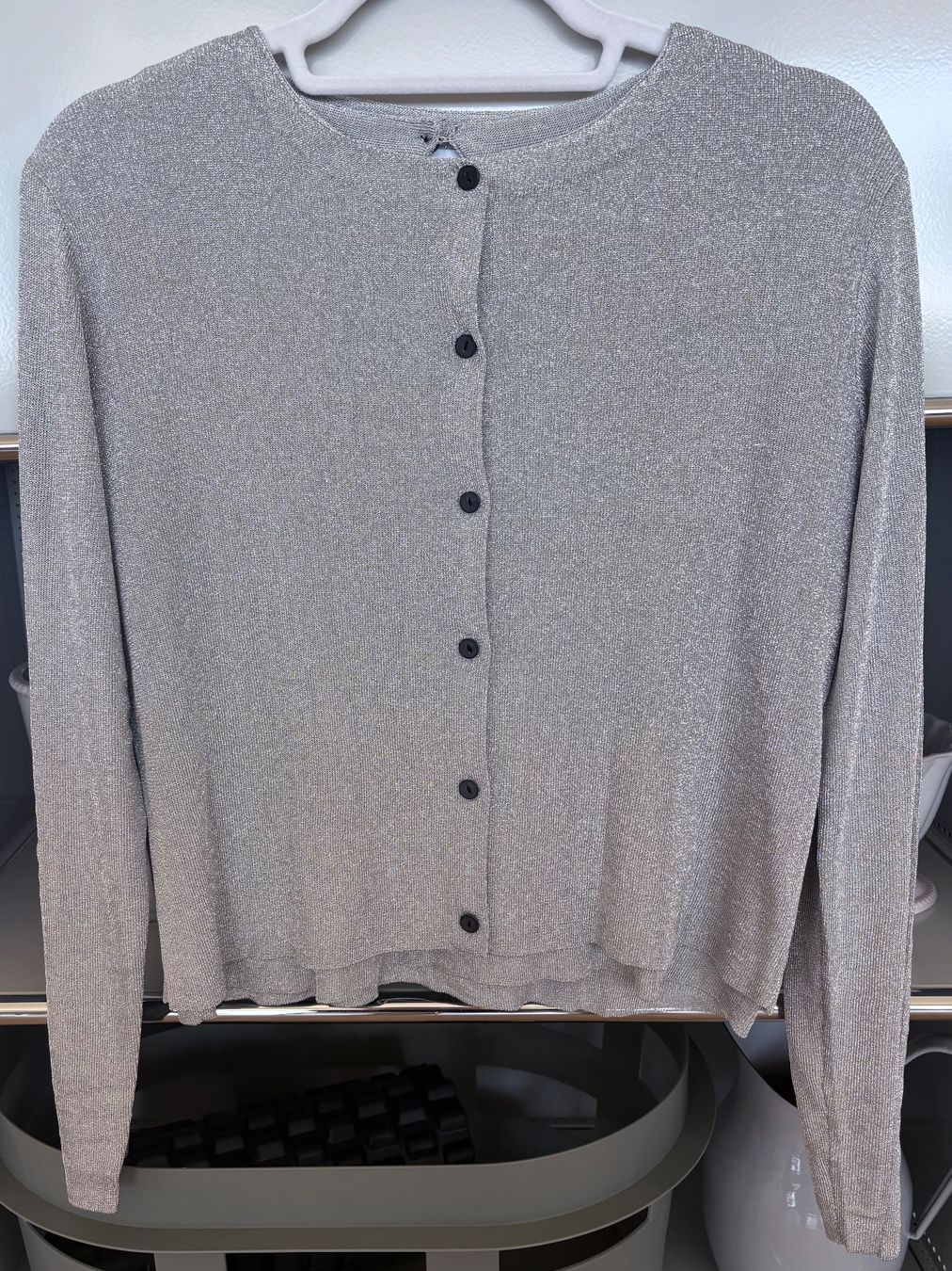 Zara Maglioni & Felpe: Zara silver knit cardigan set – Nuovo (secondo la descrizione) da Döttingen venduto da dbs_26ls 1