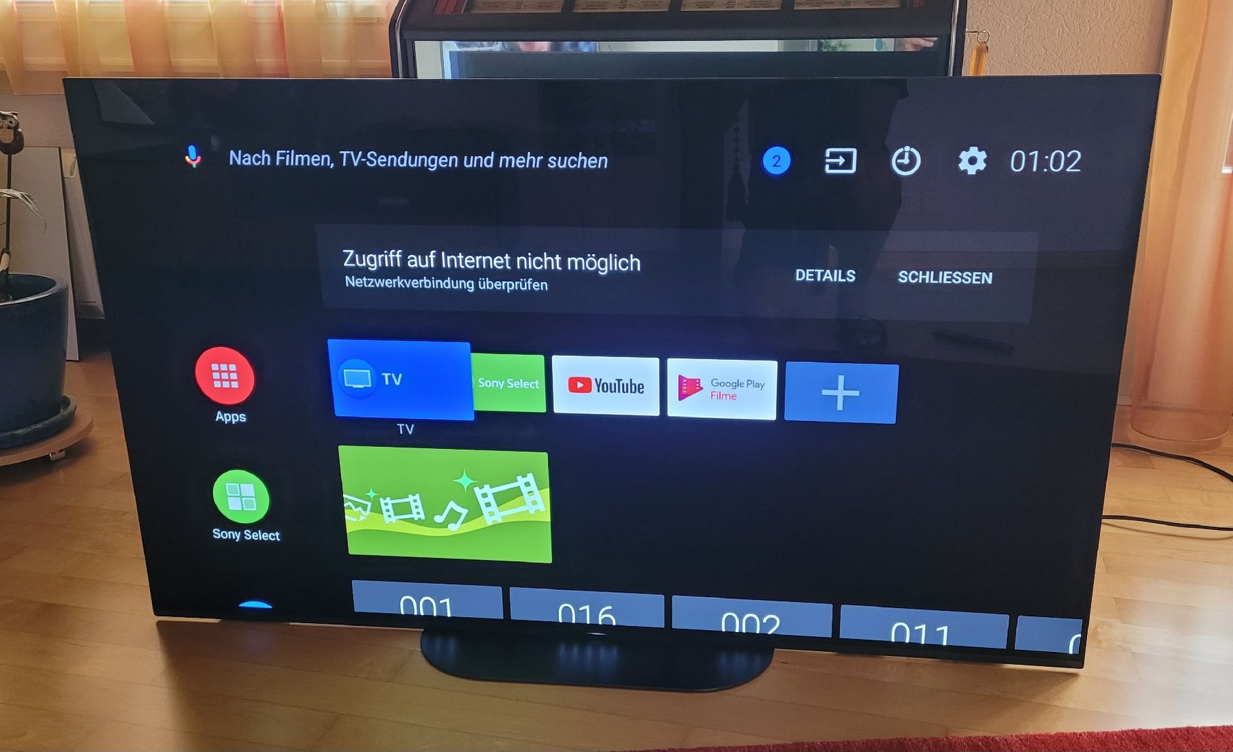 Televisori: Sony KD-55 AG9, 4K Ferseher – Usato da Kirchdorf BE venduto da Swiss-Pickers 1