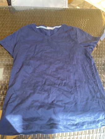 Damen Oberteil Pyjama blau 40/42