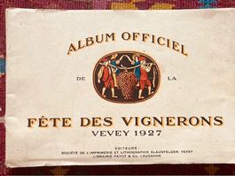 Album officiel Fête des Vignerons Vevey 1927, édition rare