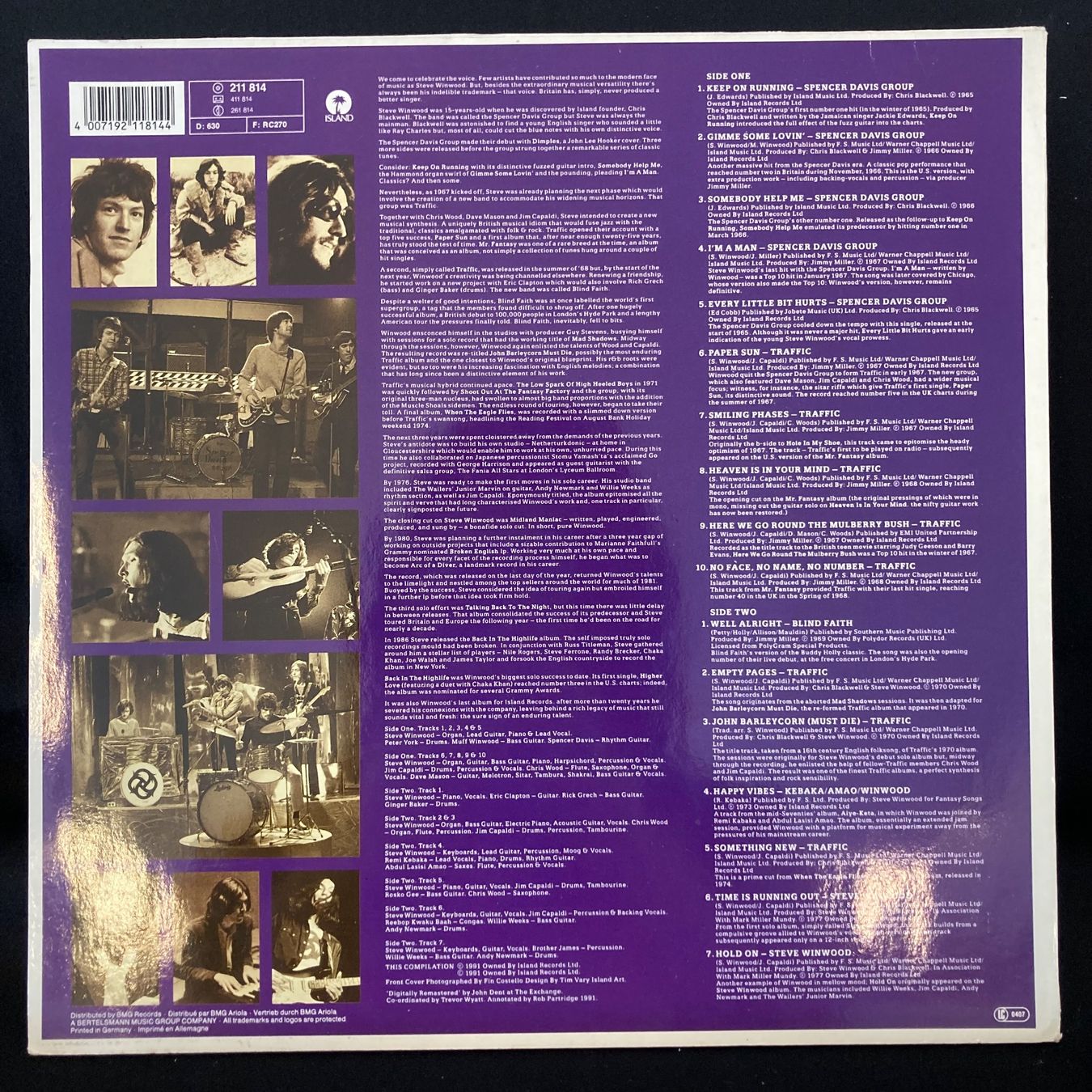 Dischi in vinile: Steve Winwood / Keep on running – Usato da St.Gallen venduto da Out-take 1