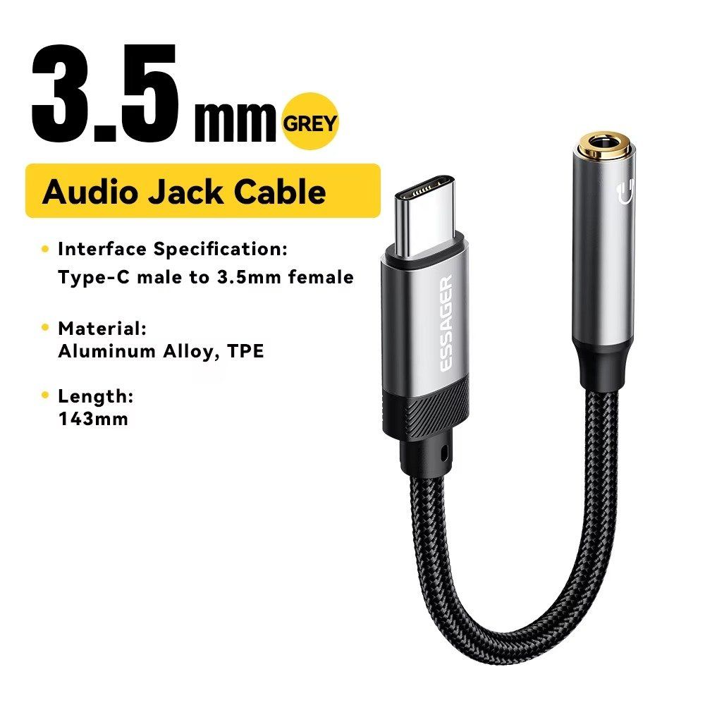 Samsung Unità & Adattatore: Type C To 3.5mm Jack AUX Cable for iPhone 15 Samsung MacBook – Nuovo e nell'imballaggio originale da Unterägeri venduto da RmOnline 8