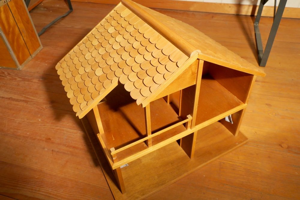 Fdit Puppenhaus-Miniaturofen Aus Birkenholz – 14x4x4 Cm, Maßstab 1:12, Für Puppenküchen-Deko