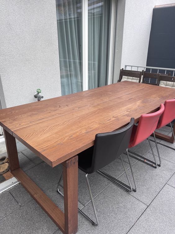 Ikea Wood table with chairs Kaufen auf Ricardo