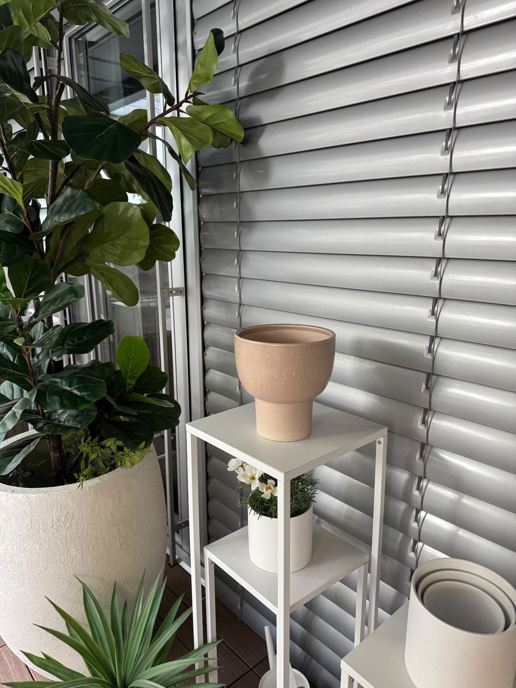 Vase & Récipients: Vase Keramik beige neu – D'occasion à zürich par Bailey17 3