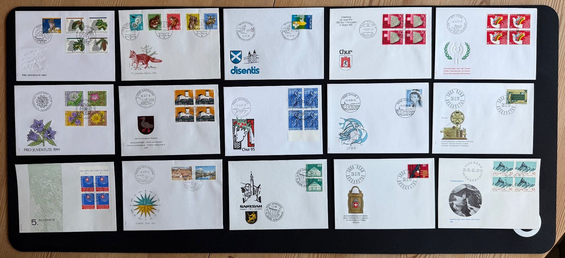 Tutti i francobolli: Briefmarken- und Ersttagsbriefsammlung – Usato da Ilanz venduto da caui 1