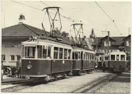 ALTSTÄTTEN Bahnhof mit Bahn