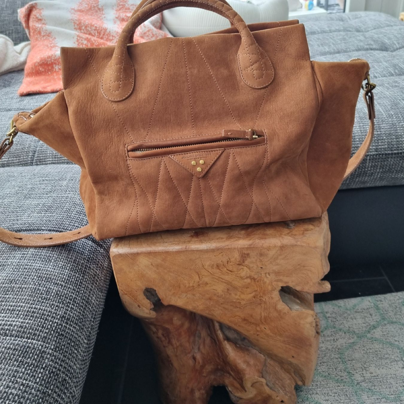 Jerome Dreyfuss Borse da donna: Jérôme Dreyfuss Tasche braun Wildleder – Usato da Bad Zurzach venduto da Mfritzli 2