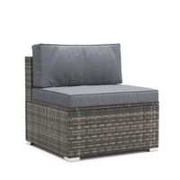 Rattan Gartenlounge (3 Elemente)