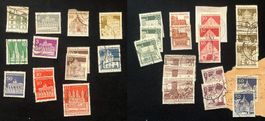 Briefmarken Deutschland, diverse Städte und Sehenswürdigkeit