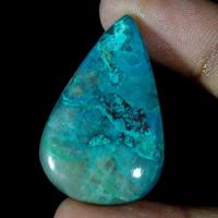 38.40 ct Chrysocolla Pier Cabochon Edelstein Chrysocolle
