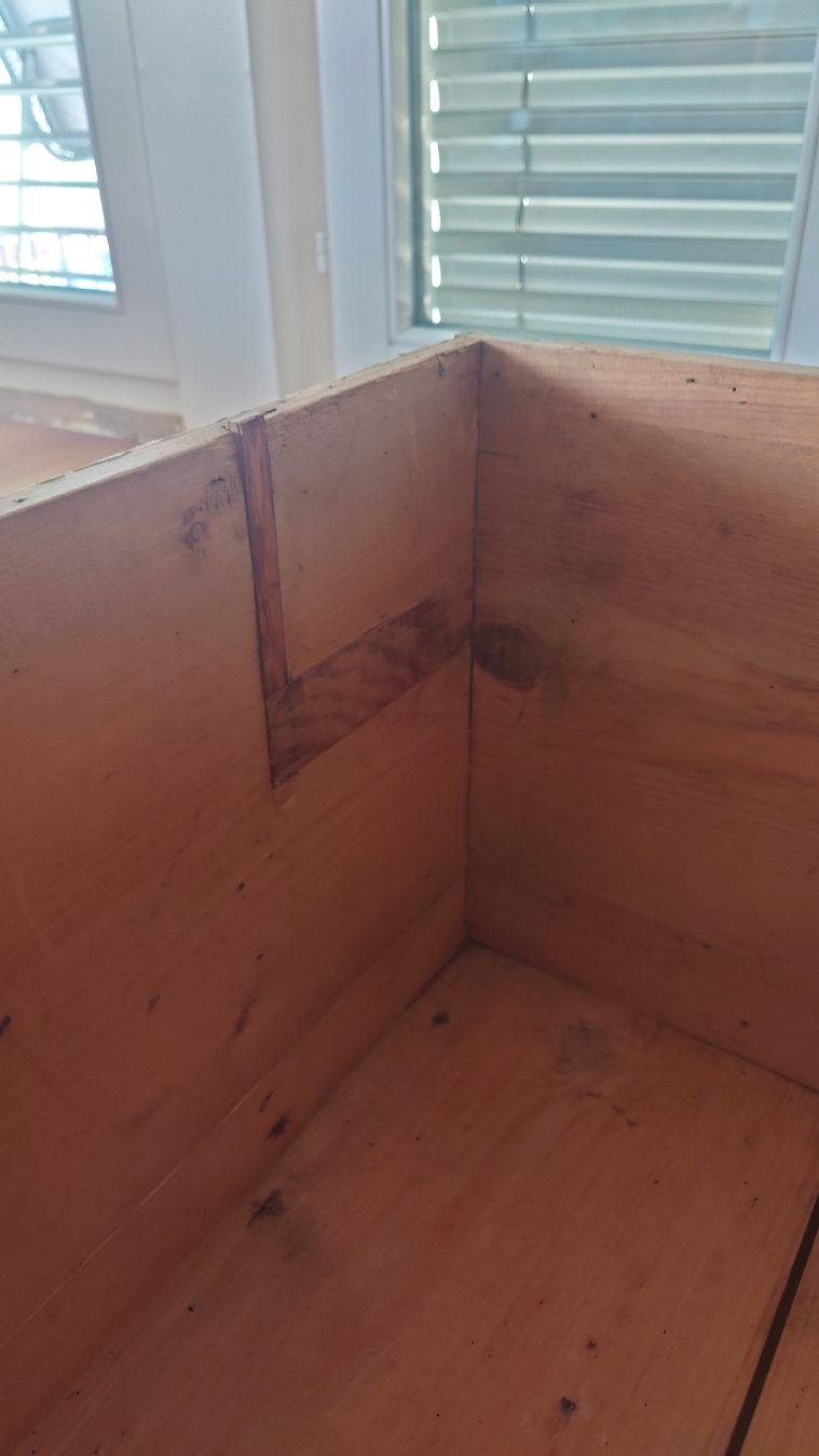 Cassapanche: Truhe Holztruhe Kiste mit Griffen – Usato da Abtwil SG venduto da Ruwn 4