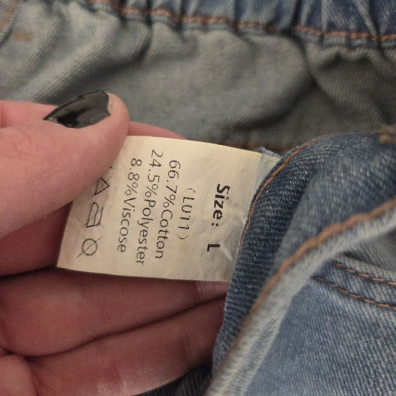 Jeans: Trendige Jeans mit Gummizug - Grösse L - NEU – Nuovo (secondo la descrizione) da Näfels venduto da CH.Kchlineknopf 4