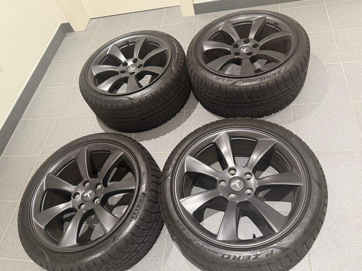 Pneumatici & Ruote complete: Set invernale Tesla Model 3 Performance 2023-2026 – Usato da Ponte Capriasca venduto da Frizzy83
