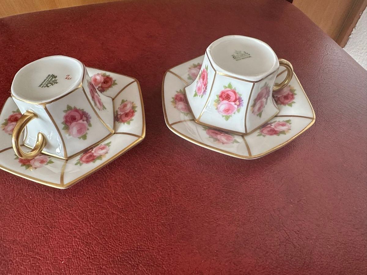 Rosenthal Tassen: Vintage Rosenthal Mini Moccatassen 1925 – Gebraucht aus Herbriggen von Sehrazade 1
