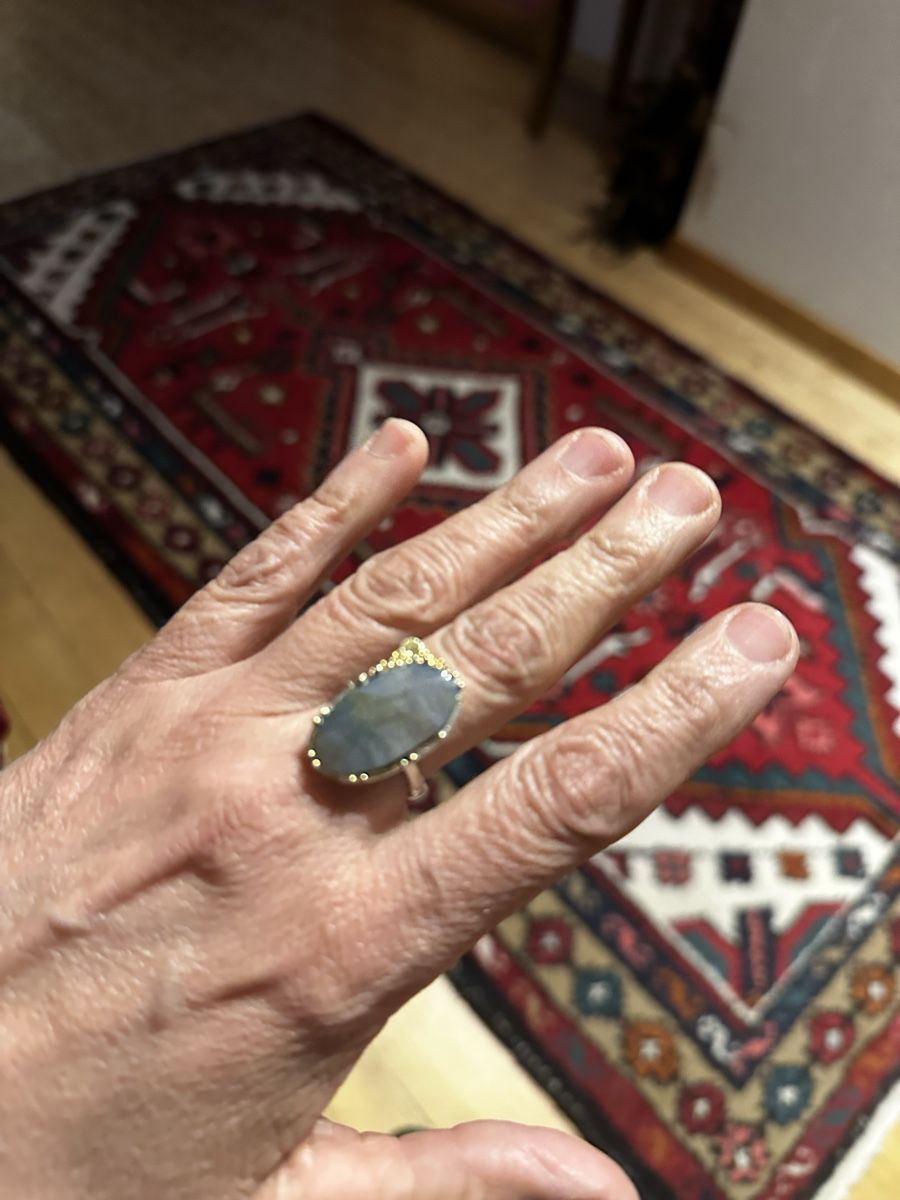 Anelli: Ring mit Moosachat – Nuovo (secondo la descrizione) da Donat venduto da troja007 2