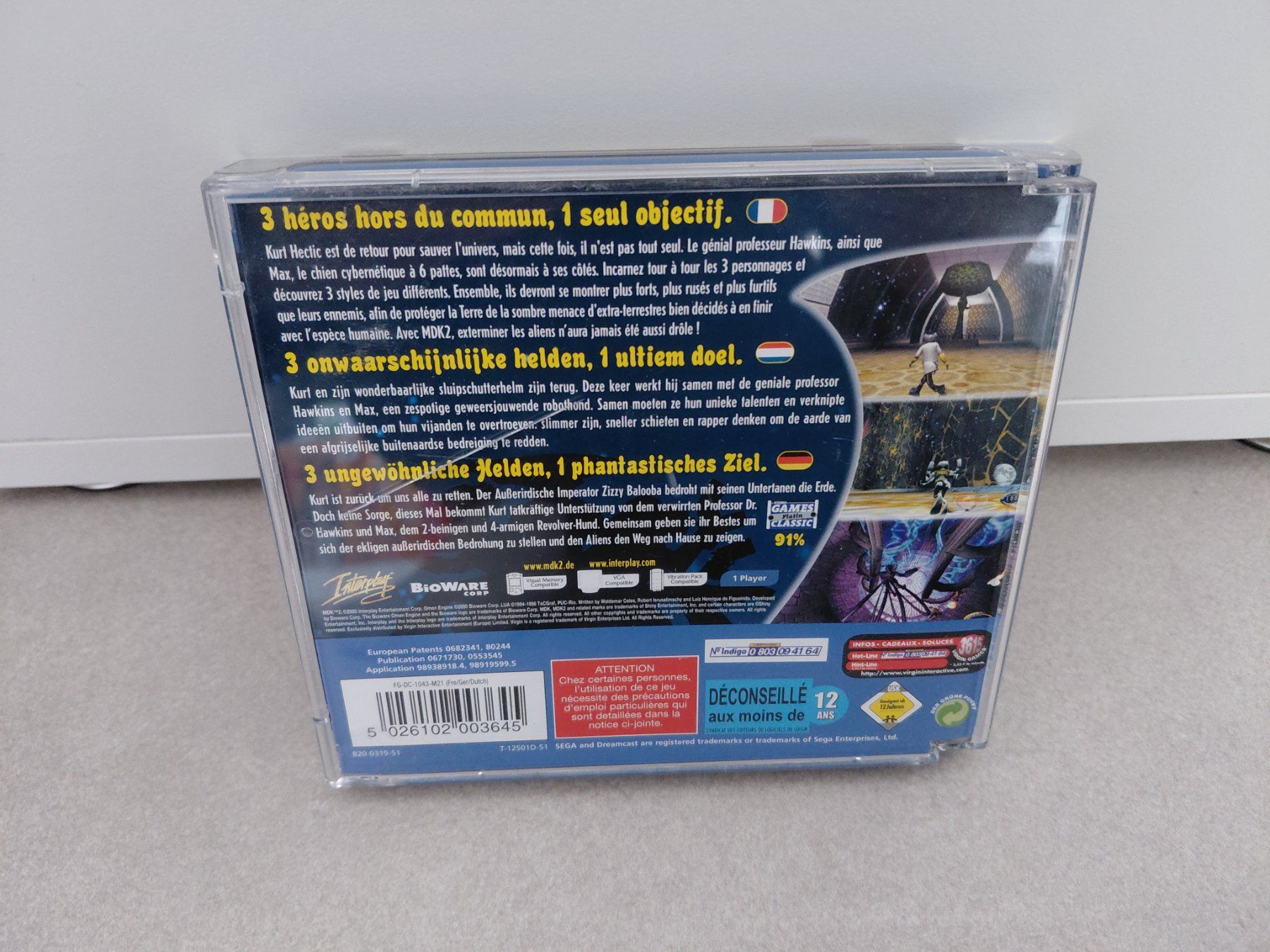 Giochi: MDK 2  / Sega Dreamcast (PAL) – Usato da Uezwil venduto da -Retrogames- 2
