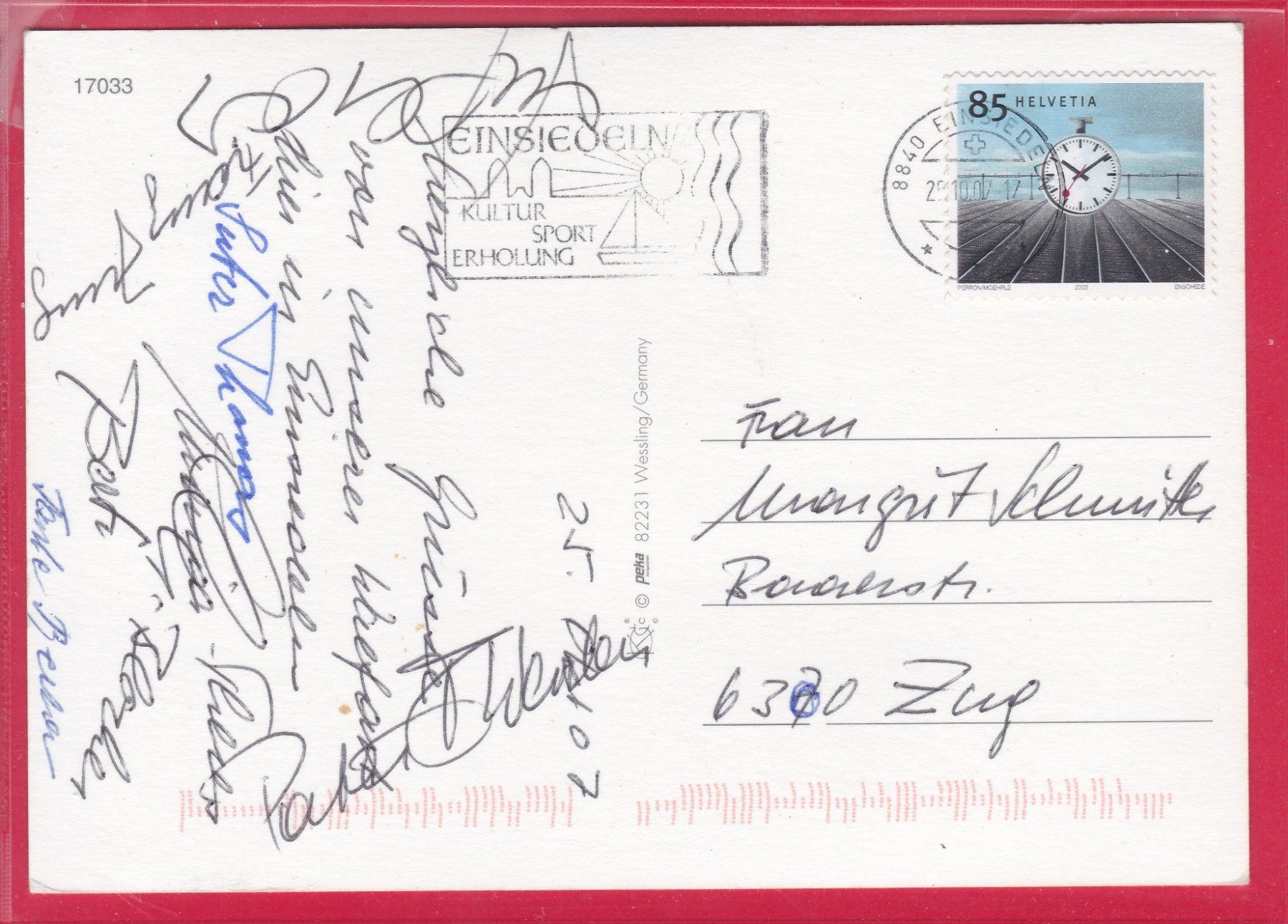 Ansichtskarten: SCHUTZENGEL, 25.10.2007 – Gebraucht aus Oberrieden von Gebirgsstelze 1