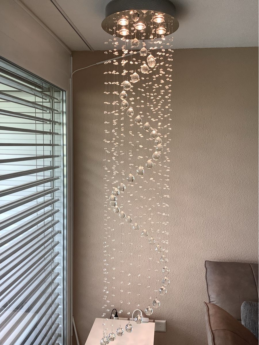 Lampadari & plafoniere: Kristall Deckenlampe spiral – Usato da Derendingen venduto da Ulrich1121