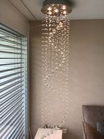 Kristall Deckenlampe spiral