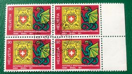 4 er Block Nr. 493 mit ETStempel Bern