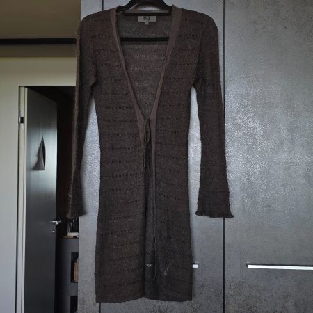 🐸 NILE STRICKJACKE S MIT SEIDE UND MOHAIR CARDIGAN DUSTER