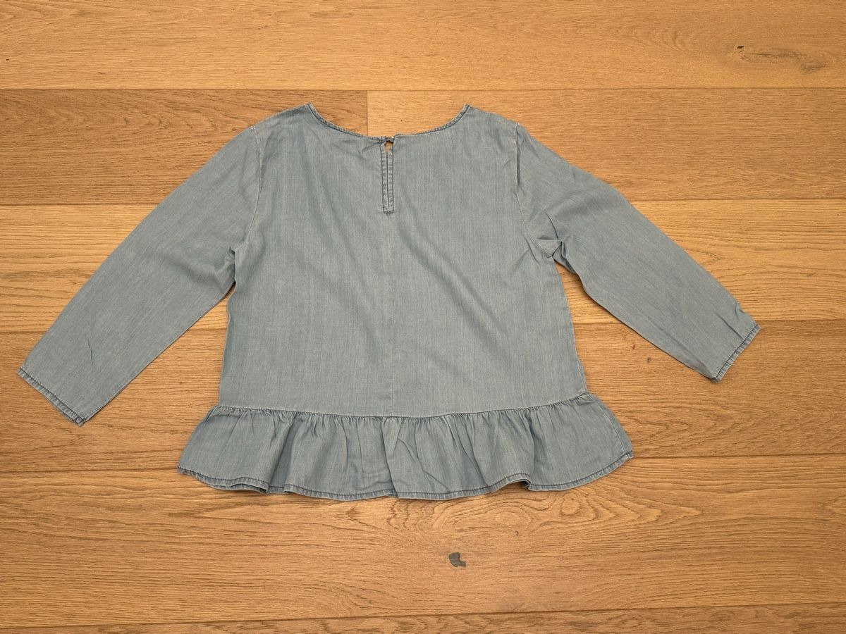 H&M Camicette: HM denim blouse, size 36 ruffle – Usato da Vesenaz venduto da nat_mq8l 1