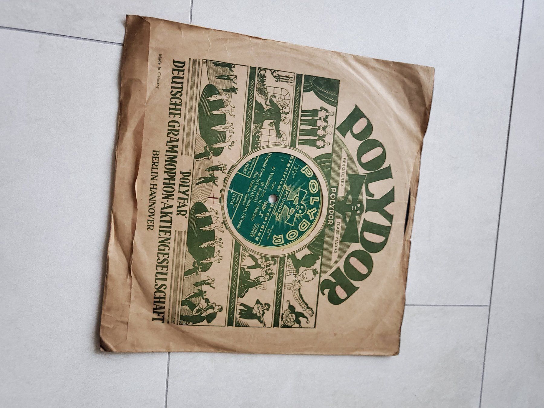 Schallplatten: Schellackplatte Polydor Gra. Abuelecita Paul Godwin Quartett – Gebraucht aus Unterägeri von 0alfa0 5