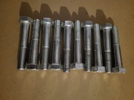 10 Stk Schrauben M16 A2-70 V2A Edelstahl NEU