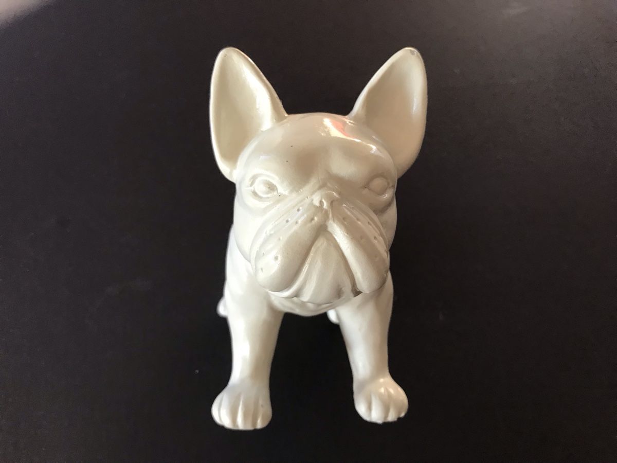 Statuette: Figurine Bouledogue Français Blanche – Usato da Penthaz venduto da Petrus45 3